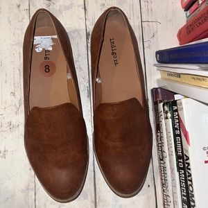 Women, brown loafers, Indigo, 8